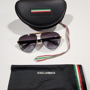 Dolce Gabbana Black Sun Glasses